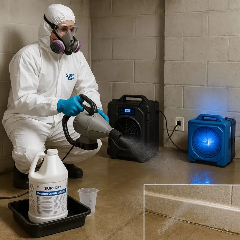 Sanitization and Odor Removal process in Visitacion Valley, CA